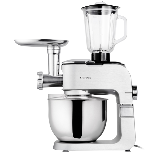 სამზარეულოს კომბაინი Ardesto KMCH-K1500SS, 1500W, 6L, Food Processor, Silver/Gray