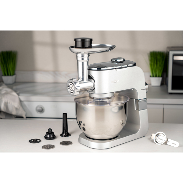 სამზარეულოს კომბაინი Ardesto KMCH-K1500SS, 1500W, 6L, Food Processor, Silver/Gray