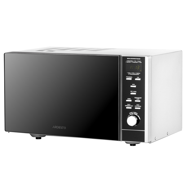 მიკროტალღური ღუმელი Ardesto GO-EGR923BL, 900W, 23L, Microwave Oven, Silver