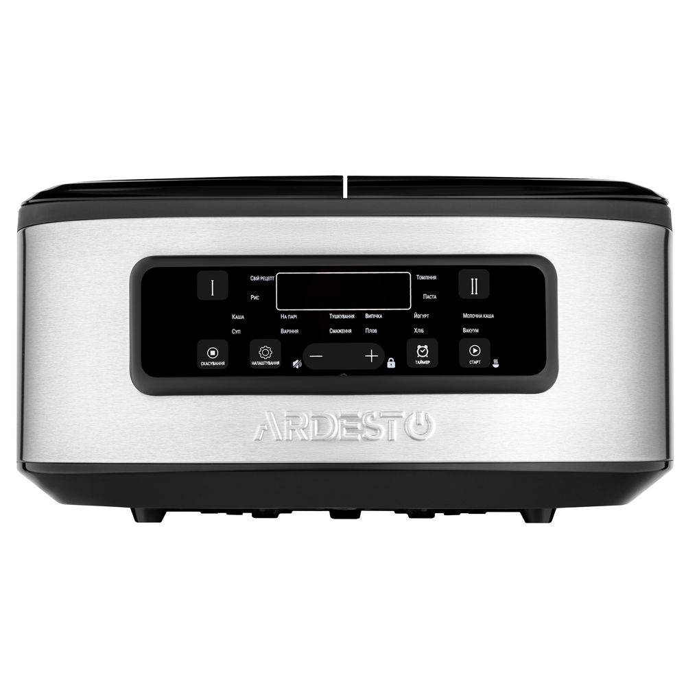 მულტსახარში Ardesto DMC-SA1212SB, 900W, 1.5L, Multifunction Cooker, Silver