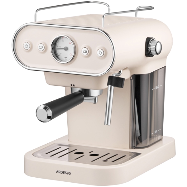 Ardesto FCM-E15BG, 1050W, 1.2L, Coffee Machine, Beige