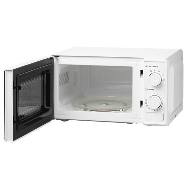მიკროტალღური ღუმელი Ardesto GO-S724W, 700W, 20L, Microwave Oven, White