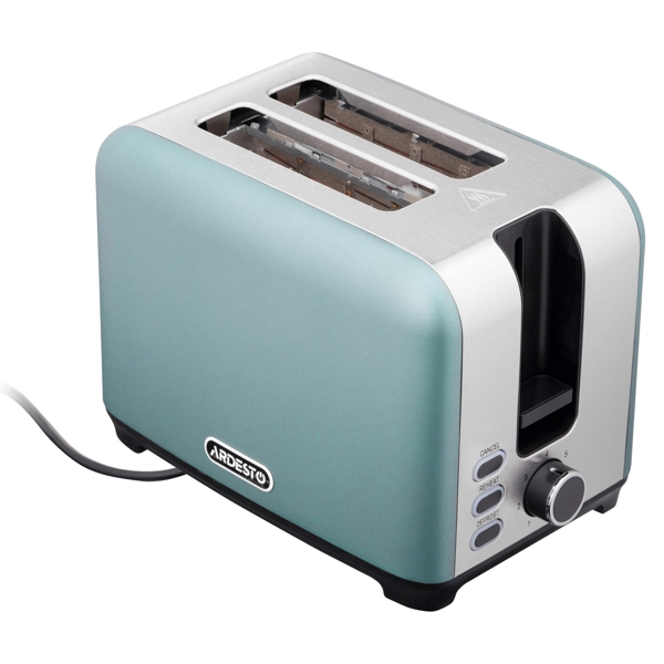 Ardesto T-F400G, 930W, Toaster, Mint