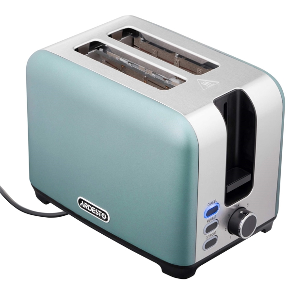 ტოსტერი Ardesto T-F400G, 930W, Toaster, Mint