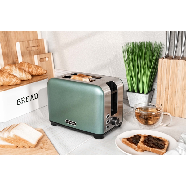 Ardesto T-F400G, 930W, Toaster, Mint