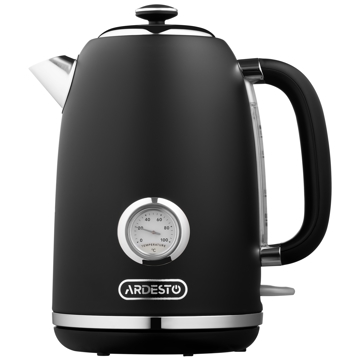 Ardesto EKL-F410BM, 2200W, 1.8L, Electric Kettle, Black