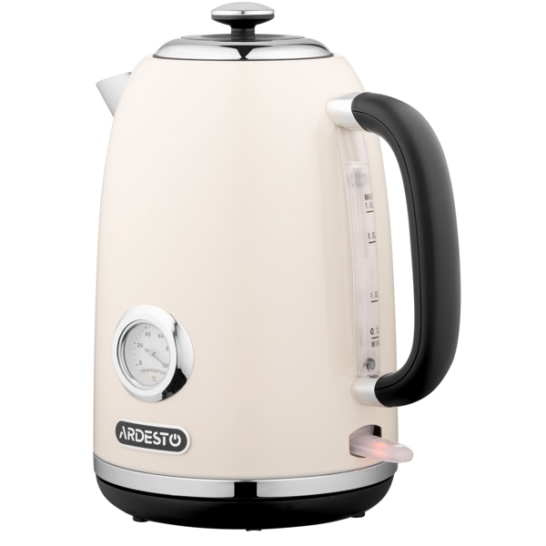 ელექტრო ჩაიდანი Ardesto EKL-F410BG, 2200W, 1.8L, Electric Kettle, Beige