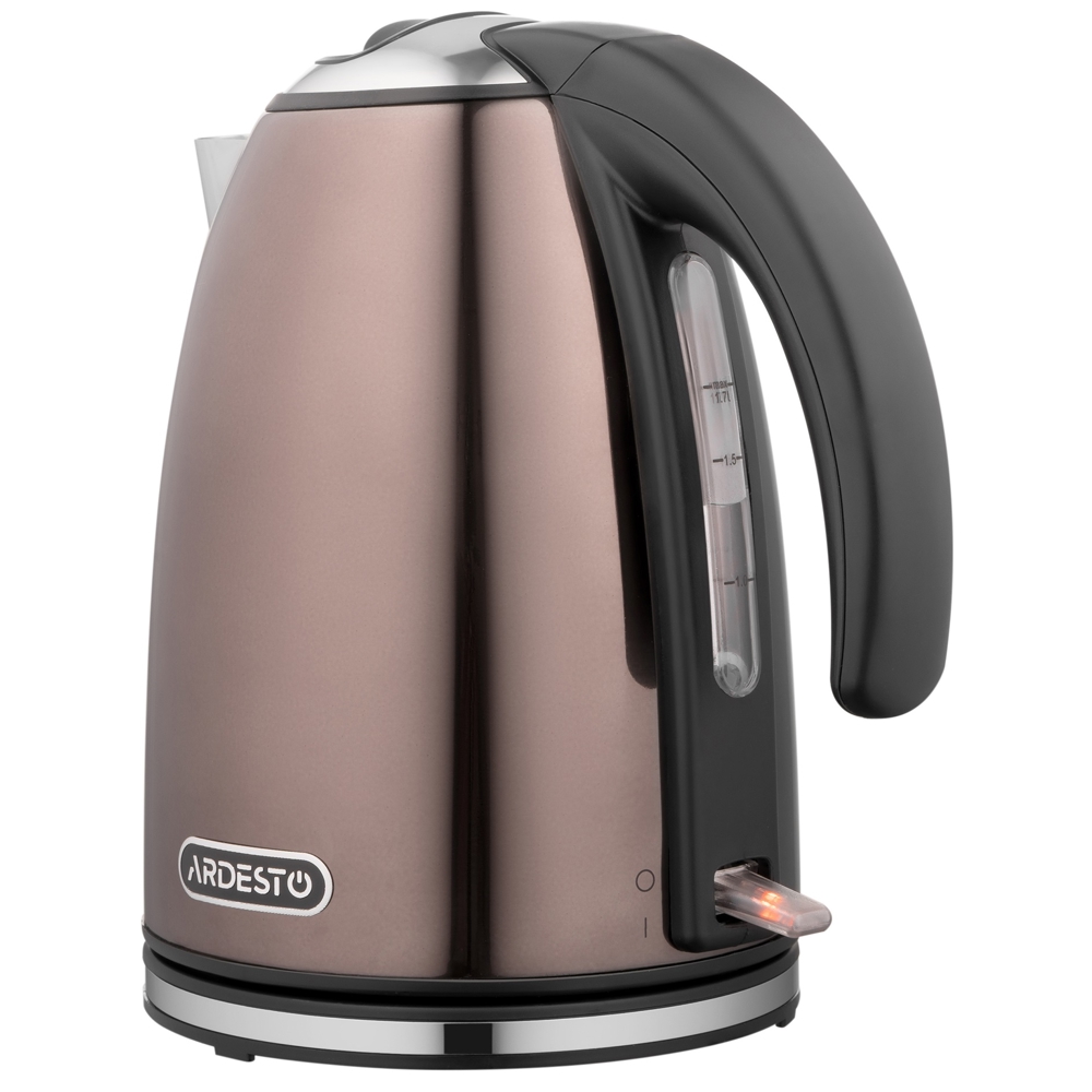 Ardesto EKL-F340BRZ, 2200W, 1.7L, Electric Kettle, Bronze