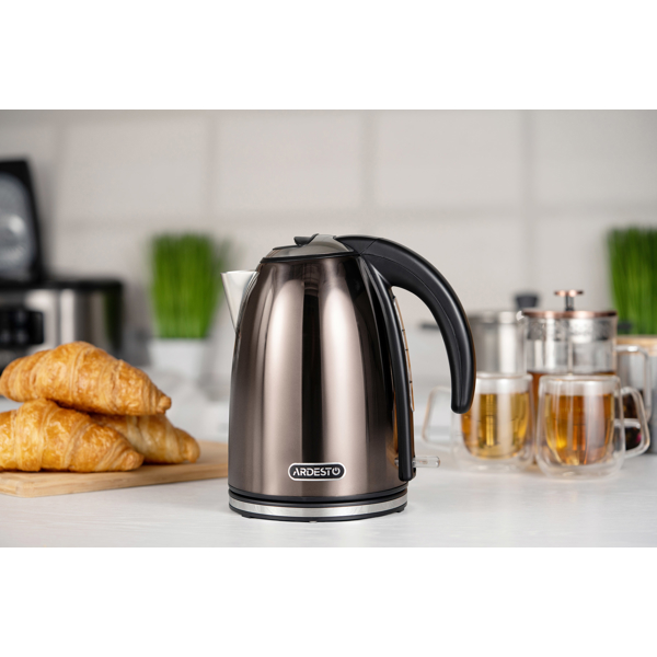 ელექტრო ჩაიდანი Ardesto EKL-F340BRZ, 2200W, 1.7L, Electric Kettle, Bronze