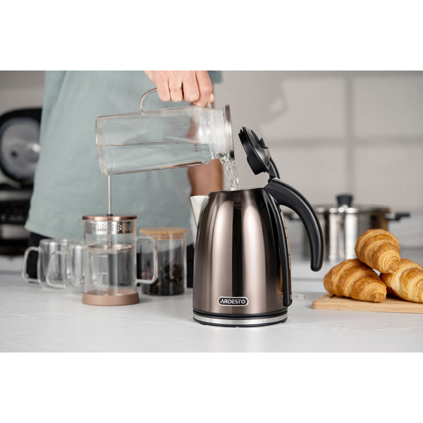 ელექტრო ჩაიდანი Ardesto EKL-F340BRZ, 2200W, 1.7L, Electric Kettle, Bronze