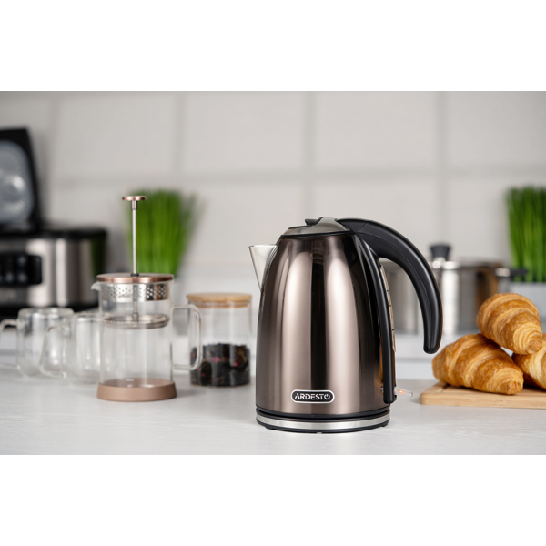 ელექტრო ჩაიდანი Ardesto EKL-F340BRZ, 2200W, 1.7L, Electric Kettle, Bronze