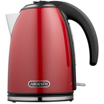 ელექტრო ჩაიდანი Ardesto EKL-F340R, 2200W, 1.7L, Electric Kettle, Red