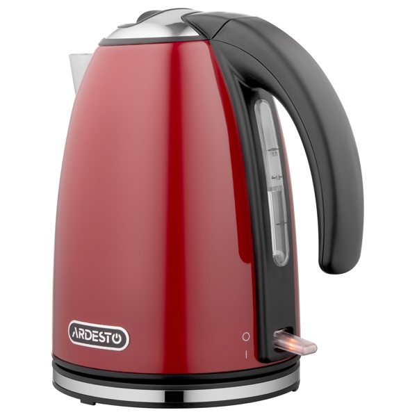 Ardesto EKL-F340R, 2200W, 1.7L, Electric Kettle, Red