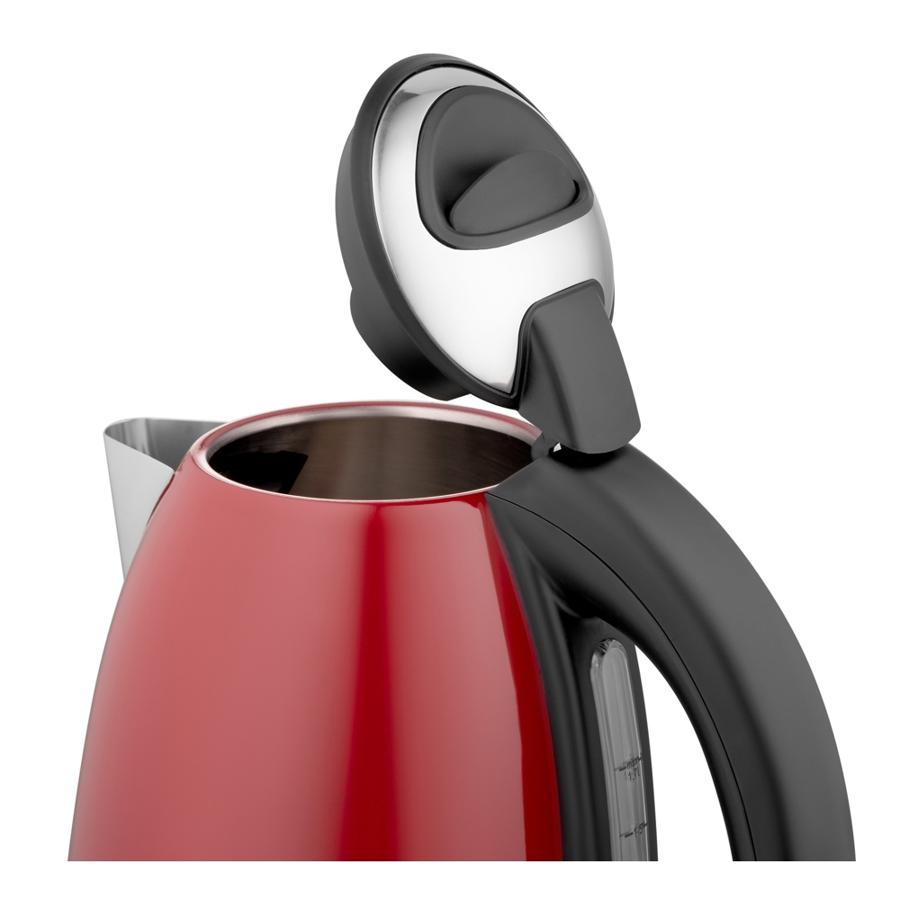 ელექტრო ჩაიდანი Ardesto EKL-F340R, 2200W, 1.7L, Electric Kettle, Red