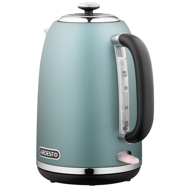 ელექტრო ჩაიდანი Ardesto EKL-F400G, 2200W, 1.8L, Electric Kettle, Mint