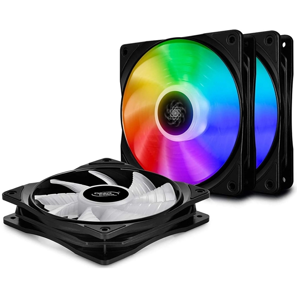 ქულერი DeepCool CF 120-3 IN 1, RGB, 120mm, 1500RPM, Cooler, Black