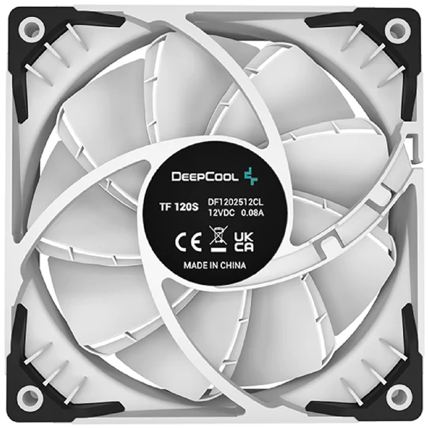 Deepcool TF120 S WHITE, 120mm, 1500RPM, Cooler, Black