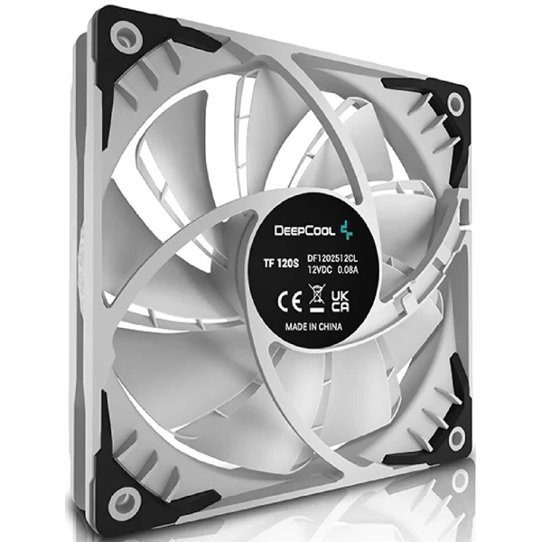 ქულერი Deepcool TF120 S WHITE, 120mm, 1500RPM, Cooler, Black