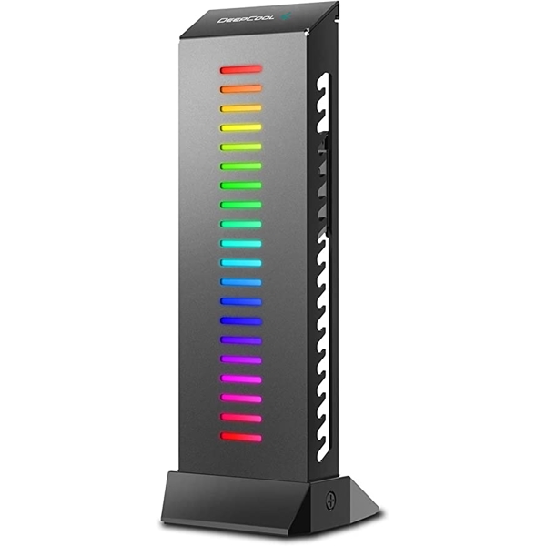 ვიდეო დაფის სადგამი DeepCool GH-01 A-RGB, GPU Stand, RGB, Black