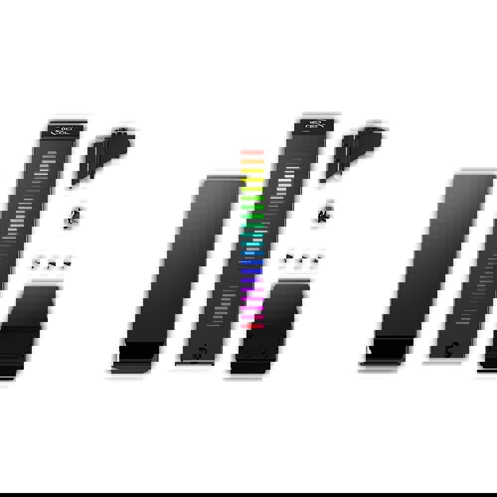 ვიდეო დაფის სადგამი DeepCool GH-01 A-RGB, GPU Stand, RGB, Black