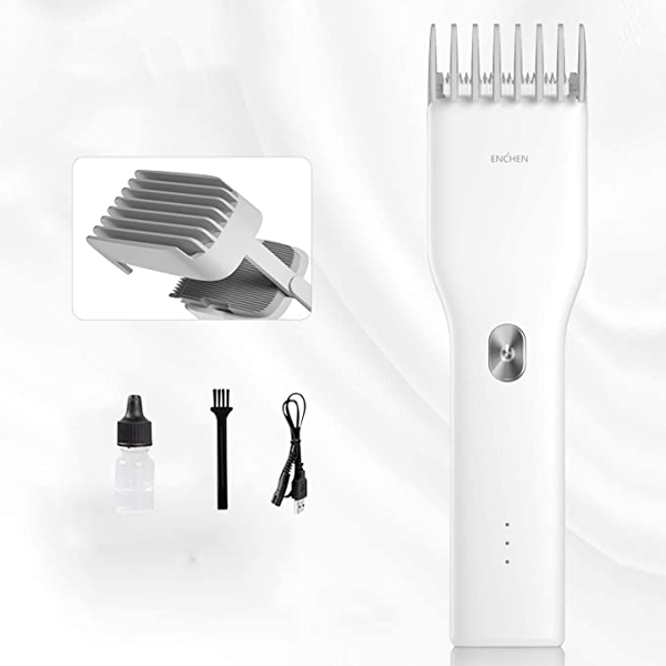 თმის საკრეჭი Xiaomi Enchen, Hair Trimmer, White 