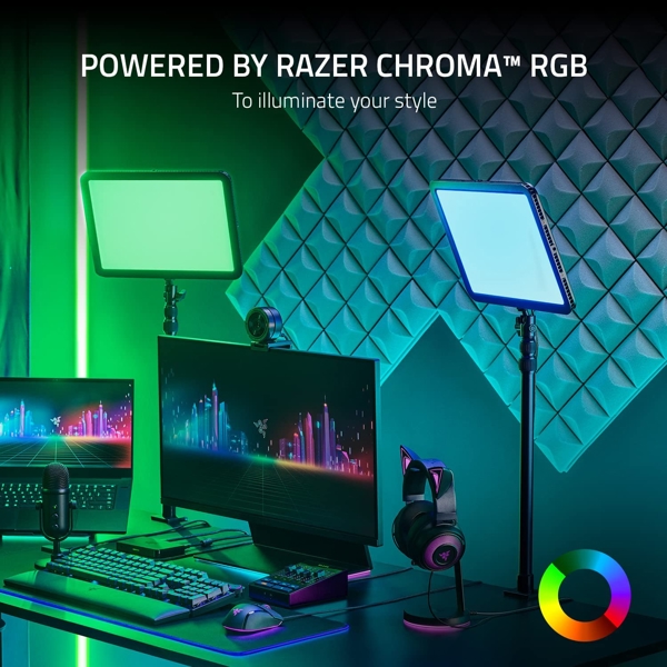 სტუდიის განათება Razer RZ19-04120100-R3M1 Chroma, Studio Lighting, Black