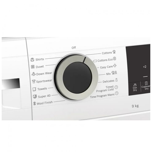 სარეცხის საშრობი მანქანა Bosch WQG1420XME, 9Kg, A++, Washing dryer, White