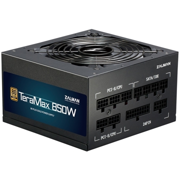 Zalman ZM850-TMX, 850W, 80 Plus, Power Supply, Black