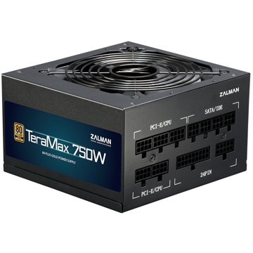 კვების ბლოკი Zalman ZM750-TMX, 750W, 80 Plus, Power Supply, Black