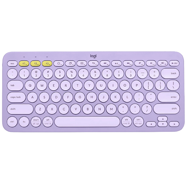 Logitech K380 L920-011166, Wireless, Bluetooth, Keyboard, Lavender