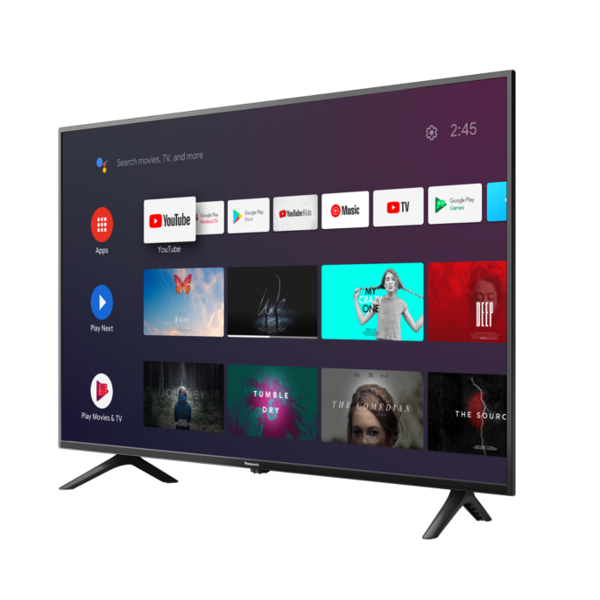 ტელევიზორი Panasonic TH-65JX720L, 65", 4K UHD, Android, HDMI, USB, WIFI, RJ45, Black