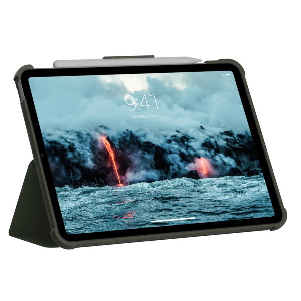 პლანშეტის ქეისი UAG 123295117272, 10.9", iPad Air, Cover, Olive