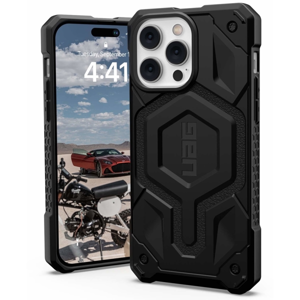 მობილურის ქეისი UAG 114031114040 Monarch Pro, iPhone 14 Pro Max, Cover, Black