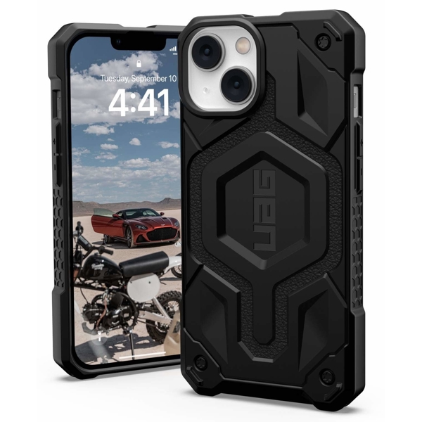 მობილურის ქეისი UAG 114028114040 Monarch Pro, iPhone 14, Cover, Black