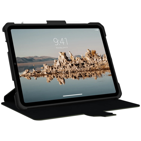 პლანშეტის ქეისი UAG 12339X117272 Metropolis, 10.9", iPad, Cover, Olive