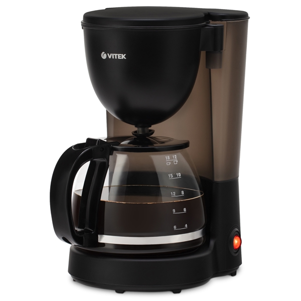 ყავის აპარატი Vitek VT-1500, 600W, 1.25L, Coffee Machine, Brown