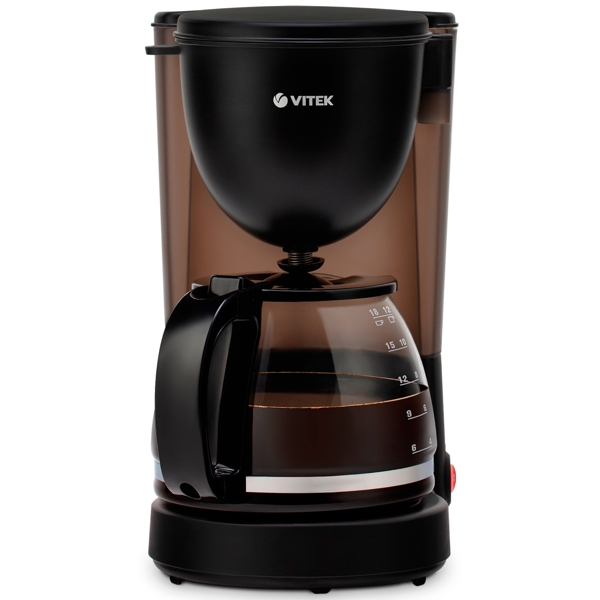 ყავის აპარატი Vitek VT-1500, 600W, 1.25L, Coffee Machine, Brown