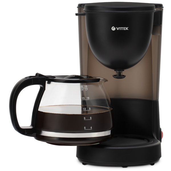 ყავის აპარატი Vitek VT-1500, 600W, 1.25L, Coffee Machine, Brown