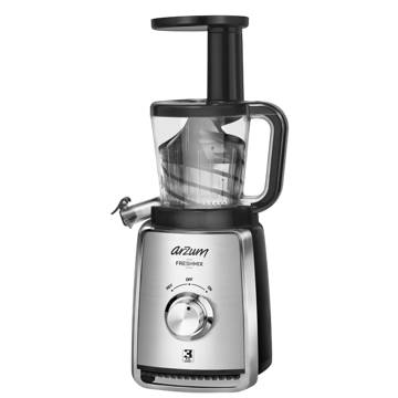 წვენსაწური Arzum AR1050, 150W, 900Ml, Juicer, Silver/Black