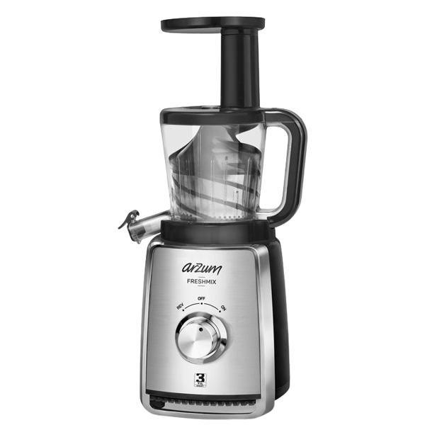 წვენსაწური Arzum AR1050, 150W, 900Ml, Juicer, Silver/Black