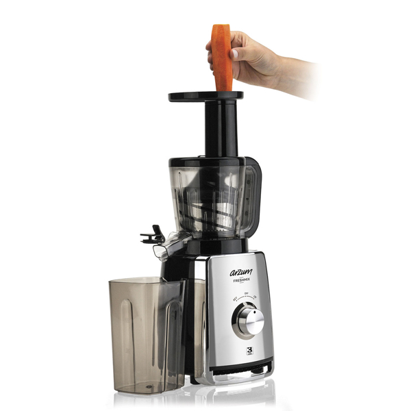 წვენსაწური Arzum AR1050, 150W, 900Ml, Juicer, Silver/Black