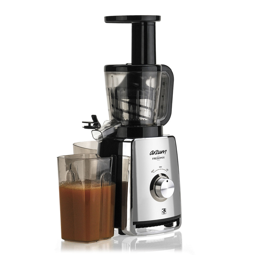 წვენსაწური Arzum AR1050, 150W, 0.9l, Juicer, Silver/Black
