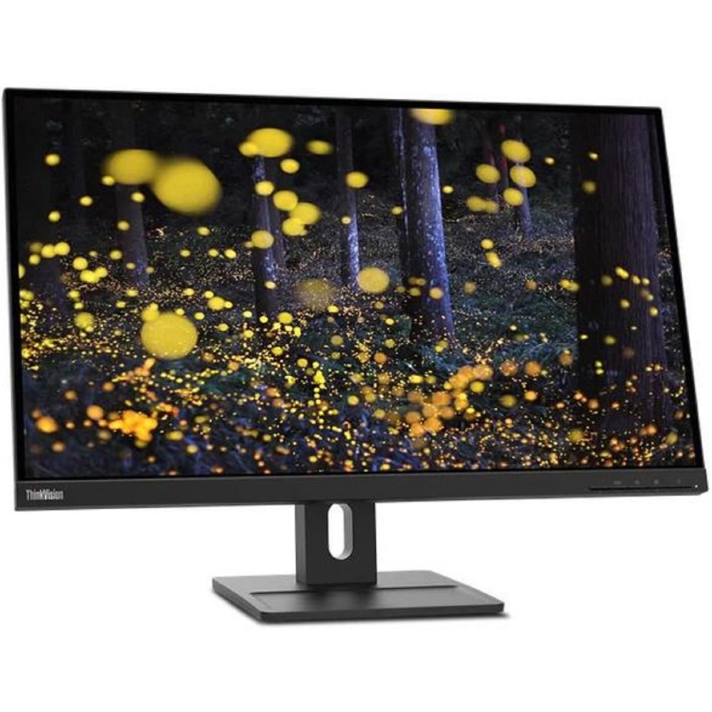 მონიტორი Lenovo 62D0GAT1EU ThinkVision E27q-20, 27", Monitor, QHD, IPS, HDMI, DP, Black
