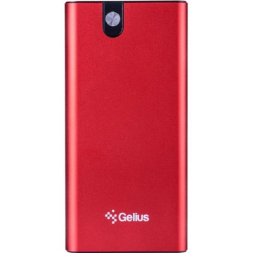 პორტატული დამტენი Gelius GP-PB10-013, 10000mAh, Micro USB, Type-c, USB-A, Power Bank, Red