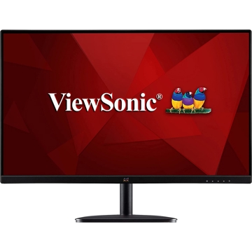 მონიტორი ViewSonic VA2432-MHD, 24", Monitor, FHD, IPS, HDMI, DP, VGA, Black