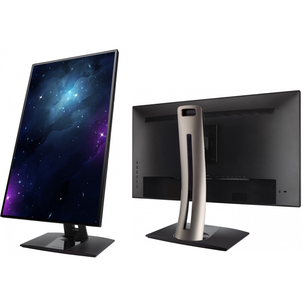 მონიტორი ViewSonic VP2768A-4K, 27", Monitor, UHD, IPS, HDMI, USB, LAN, Black