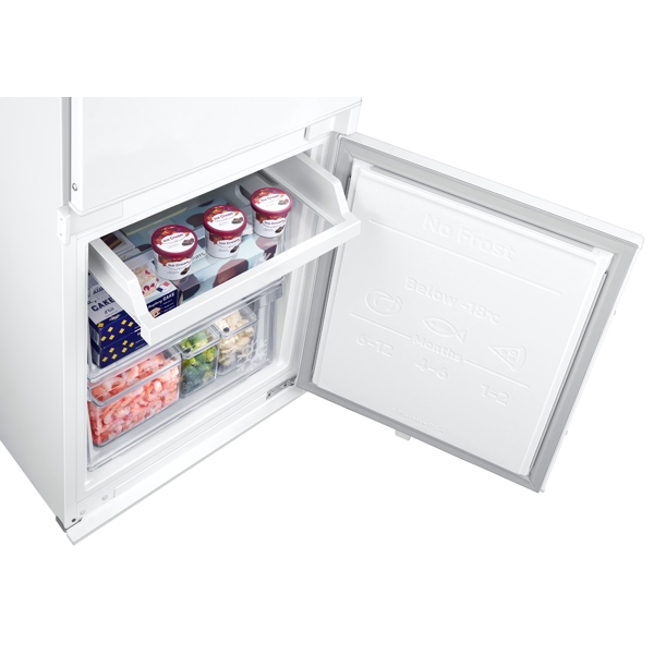 ჩასაშენებელი მაცივარი Samsung BRB266000WW/WT, A+, 275L, 35Db, Built-in Refrigerator, White