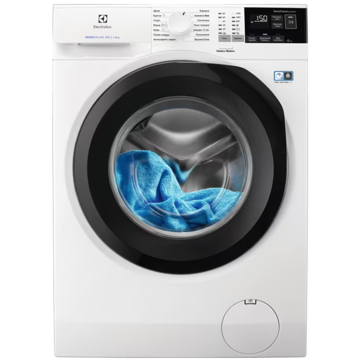 სარეცხი მანქანა Electrolux EW6F448BUU, 8Kg, A, 1400Rpm, 78Db, Washing Machine, White