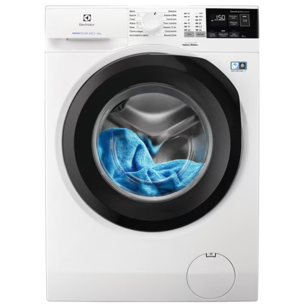 სარეცხი მანქანა Electrolux EW6F448BUU, 8Kg, A, 1400Rpm, 78Db, Washing Machine, White