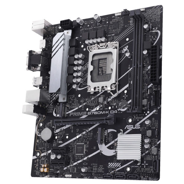 დედა დაფა Asus 90MB1DS0-M0EAY0 B760M-K, LGA 1700, DDR4, DIMM, 64GB